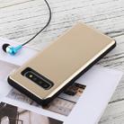 GOOSPERY Sky Slide Bumper TPU + PC Case for Galaxy S10+, with Card Slot(Gold) - 3