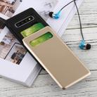 GOOSPERY Sky Slide Bumper TPU + PC Case for Galaxy S10+, with Card Slot(Gold) - 4