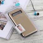 GOOSPERY Sky Slide Bumper TPU + PC Case for Galaxy S10+, with Card Slot(Gold) - 6