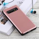 GOOSPERY Sky Slide Bumper TPU + PC Case for Galaxy S10+, with Card Slot(Rose Gold) - 2