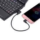 24cm USB Elbow to Micro USB Elbow Charging Cable - 1
