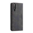 CaseMe-013 Multifunctional Retro Frosted Horizontal Flip Leather Case for Galaxy A30S / A50S / A50, with Card Slot & Holder & Zipper Wallet & Photo Frame(Black) - 3