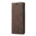 CaseMe-013 Multifunctional Retro Frosted Horizontal Flip Leather Case for Galaxy A30S / A50S / A50, with Card Slot & Holder & Zipper Wallet & Photo Frame(Coffee) - 2