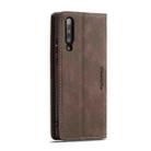 CaseMe-013 Multifunctional Retro Frosted Horizontal Flip Leather Case for Galaxy A30S / A50S / A50, with Card Slot & Holder & Zipper Wallet & Photo Frame(Coffee) - 3