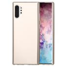 GOOSPERY i-JELLY TPU Shockproof and Scratch Case for Galaxy Note 10+ (Gold) - 1
