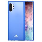 GOOSPERY JELLY TPU Shockproof and Scratch Case for Galaxy Note 10+(Blue) - 1