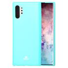 GOOSPERY JELLY TPU Shockproof and Scratch Case for Galaxy Note 10+(Mint Green) - 1