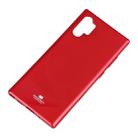 GOOSPERY JELLY TPU Shockproof and Scratch Case for Galaxy Note 10+(Red) - 2