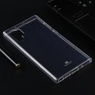 GOOSPERY JELLY TPU Shockproof and Scratch Case for Galaxy Note 10+(Transparent) - 1