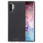 GOOSPERY SF JELLY TPU Shockproof and Scratch Case for Galaxy Note 10+(Black) - 1