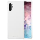 GOOSPERY SF JELLY TPU Shockproof and Scratch Case for Galaxy Note 10+(White) - 1
