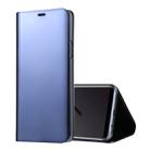 For Galaxy S9 PU Electroplating Mirror Horizontal Flip Leather Case with Holder(Black) - 1