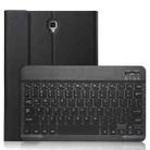 A830 Ultra-thin Detachable Bluetooth Keyboard Leather Tablet Case for Galaxy Tab S4 10.5 T830 / T835, with Holder(Black) - 1