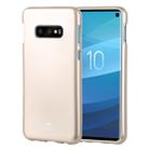 GOOSPERY PEARL JELLY TPU Anti-fall and Scratch Case for Galaxy S10e(Gold) - 1