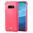 GOOSPERY PEARL JELLY TPU Anti-fall and Scratch Case for Galaxy S10e(Magenta) - 1