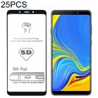 25 PCS 9H 5D Full Glue Full Screen Tempered Glass Film for Galaxy A9 (2018) - 1