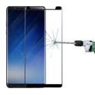 Full Glue 3D Curved Silk-screen Non-full Screen Tempered Glass Screen Protector with Fully Adhesive For Galaxy Note 8(Black) - 1