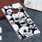 For Galaxy S9 Noctilucent Red Eye Skull Pattern TPU Soft Back Case Protective Cover - 1