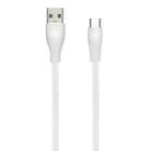 WK WDC-097 1m 2.4A Output Speed Pro Series USB to USB-C / Type-C Data Sync Charging Cable(White) - 1