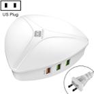 LDNIO A6801 6 x USB Ports QC3.0 Smart Travel Charger, US Plug - 1