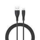 JOYROOM S-M405 2.4A Micro USB to USB Charging Cable PVC Data Cable, Length: 1m(Black) - 1