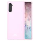 GOOSPERY JELLY TPU Shockproof and Scratch Case for Galaxy Note 10 (Pink) - 1