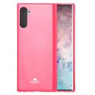 GOOSPERY JELLY TPU Shockproof and Scratch Case for Galaxy Note 10 (Rose Red) - 1