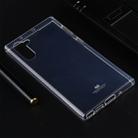 GOOSPERY JELLY TPU Shockproof and Scratch Case for Galaxy Note 10 (Transparent) - 1