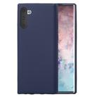 GOOSPERY SF JELLY TPU Shockproof and Scratch Case for Galaxy Note 10(Dark Blue) - 1