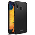 IMAK All-inclusive Shockproof Airbag TPU Case for Galaxy A20 / Galaxy A30, with Screen Protector(Matte Black) - 1