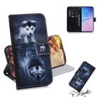Wolf and Dog Pattern Coloured Drawing Horizontal Flip Leather Case for Galaxy S10, with Holder & Card Slots & Wallet - 1