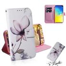 Magnolia Flower Pattern Coloured Drawing Horizontal Flip Leather Case for Galaxy S10 E, with Holder & Card Slots & Wallet - 1