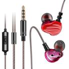 QKZ CK4 HIFI In-ear Four-unit Music Headphones (Red) - 1