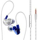 QKZ CK6 HIFI In-ear Plastic Material Music Headphones (Blue) - 1