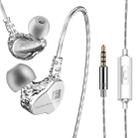 QKZ CK9 HiFi In-ear Four Unit Sports Music Headphones (Transparent) - 1