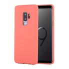 GOOSPERY SOFT FEELING for Galaxy S9+ TPU Drop-proof Soft Protective Back Cover(Magenta) - 1