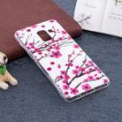 For Galaxy A8 (2018) Noctilucent Plum Pattern TPU Soft Back Case Protective Cover - 2