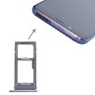 For Galaxy S9+ / S9 SIM & Micro SD Card Tray (Blue) - 1