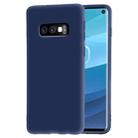 Frosted Soft TPU Protective Case for Galaxy S10e(Dark Blue) - 1