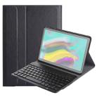 DY720 For Galaxy Tab S5e T720 / T725 Detachable Plastic Bluetooth Keyboard Leather Tablet Case with Holder (Black) - 1