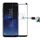 Full Glue Full Screen Curved Case Friendly Tempered Glass Film  For Galaxy S8 / G950(Black) - 1