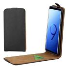 For Galaxy S9+ Vertical Flip Leather Protective Back Cover Case with Card Slot(Black) - 1
