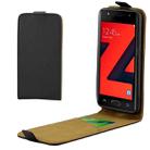 For Samsung Z4 Vertical Flip Leather Protective Back Cover Case with Card Slot(Black) - 1