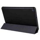 Cowhide Texture Horizontal Flip Leather Case for Galaxy Tab A 10.1 (2019) T510 / T515, with Holder (Black) - 1