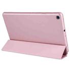 Cowhide Texture Horizontal Flip Leather Case for Galaxy Tab A 10.1 (2019) T510 / T515, with Holder (Rose Gold) - 1