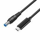 USB-C / Type-C to 4.5 x 3.0mm Laptop Power Charging Cable, Cable Length: about 1.5m(Black) - 1