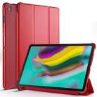 Cowhide Texture Horizontal Flip Leather Case for Galaxy Tab S5E 10.5 T720 / T725, with Holder(Red) - 1