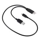 50cm 2 in 1 USB 2.0 to Micro USB + USB Data / Charging Cable, For Galaxy, Huawei, Xiaomi, LG, HTC and other Smart Phones - 1