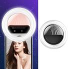 RK34 Rechargeable Beauty Selfie Light Selfie Clip Flash Fill Light (Black) - 1
