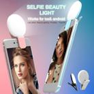 RK17 Mini and Portable Live Show Beauty Artifact 3 Levels of Brightness Warm and White Light Fill Light with 9 LED Light, For iPhone, Galaxy, Huawei, Xiaomi, LG, HTC and Other Smart Phones(Black) - 9
